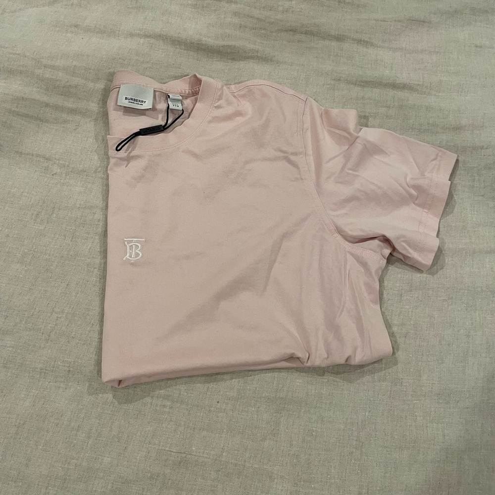 Pink Burberry t-shirt